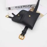 Women Waist Packs Top PU Leather Fanny Bag Pouch Messenger Bags