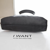 Women Large Capacity Briefcases Bag Casual PU Leather Briefcases Shoulder Bag