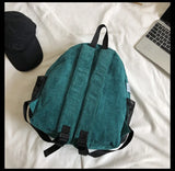 Corduroy Solid Backpack for Women Autumn Fashion