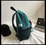 Corduroy Solid Backpack for Women Autumn Fashion