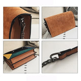 Retro Matte Patchwork Crossbody Bag Women