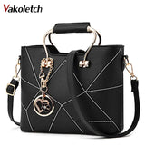 Women's Leather Handbag Shoulder Bag Messenger Bag