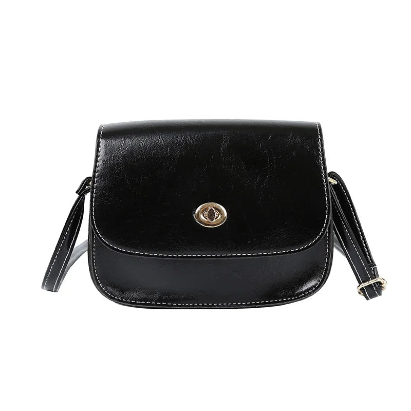 Retro Vintage Small PU Leather Handbags Crossbody Women's Bag FTB057