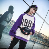 Women Letter Waist Bag Leisure Chest Bag Outdoor Cross Body Bag