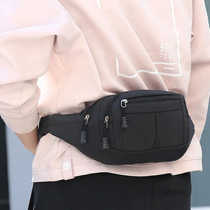 Women Men Waist Packs Hip Bag Women's Waistband Banana Waist Bags