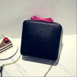 Women Panelled Patchwork Piano Keys Crossbody Bag