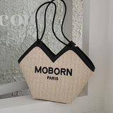 Women's Large Capacity Straw Tote Bag