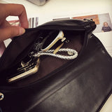 Women's Tassel Bling Clutch Handbag Envelope Party Chain Bag