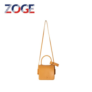 High Leather Handbag Casual Shoulder Crossbody Doctor Bag Retro Small Square Bag