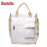 Canvas Crossbody Bag for Women, Retro Shoulder Handbag
