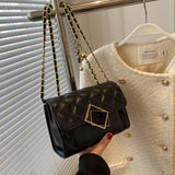 Women Shoulder Crossbody Chain Bag Large Capacity Handbags PU Leather Shopping B