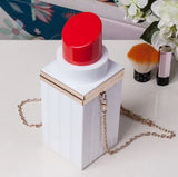 Vintage Date Casual Clutch Evening Bag with Chain