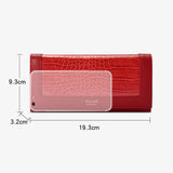 Crocodile Pattern Women's Wallet Clutch Purse