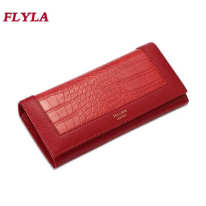 Crocodile Pattern Women's Wallet Clutch Purse
