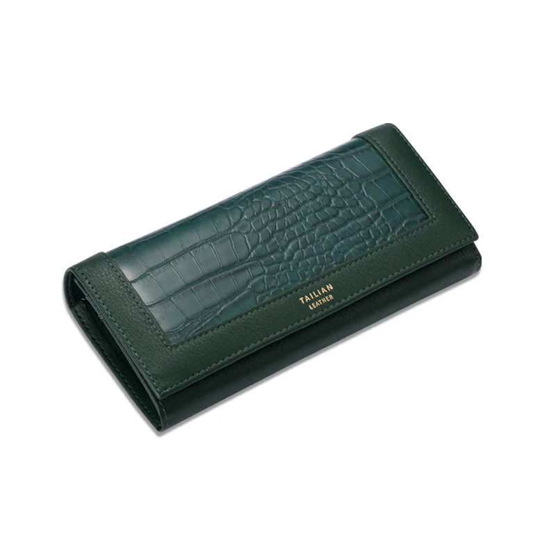 Crocodile Pattern Women's Wallet Clutch Purse