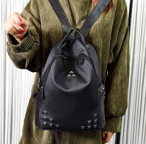 Lady Nylon Travel Backpack