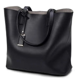 Large Women's Tote Bag with Zipper Closure
