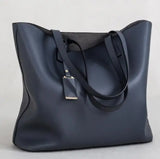Large Women's Tote Bag with Zipper Closure