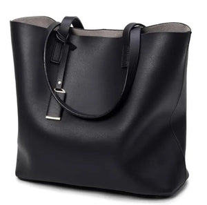 Large Women's Tote Bag with Zipper Closure
