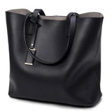 Large Women's Tote Bag with Zipper Closure