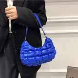Solid Casual Shoulder Bag Women's Handbag