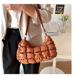 Solid Casual Shoulder Bag Women's Handbag