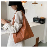 Autumn Lady Handbag Lady Shoulder Bag Big Handle Handbag