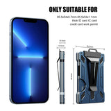 Men's RFID Aluminum Wallet with ID Window and Cash Clip