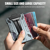 Men's RFID Aluminum Wallet with ID Window and Cash Clip