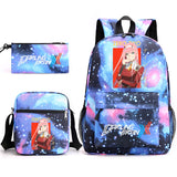 Zero Two Backpack 3-Piece Set for Kids - Back to School Bag