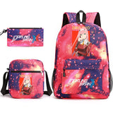 Zero Two Backpack 3-Piece Set for Kids - Back to School Bag