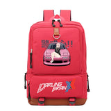 Zero Two Canvas Student School Bag Youth Travel Backpack
