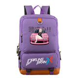 Zero Two Canvas Student School Bag Youth Travel Backpack