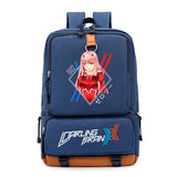 Zero-Two Student School Bag Canvas Youth Travel Backpack